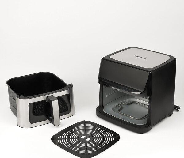 G3 Ferrari Friggitrice ad Aria 10 Litri Potenza 2300W con Timer colore Nero/Inox Friggisano 10 e Lode - G10222
