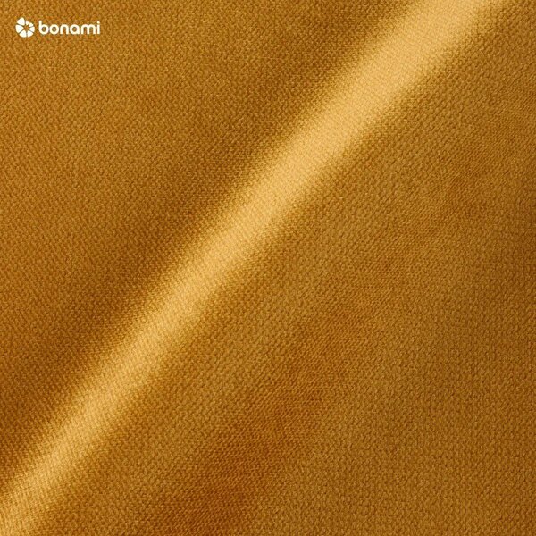 Divano letto angolare in velluto giallo (angolo sinistro) Lofty Lilly - Miuform