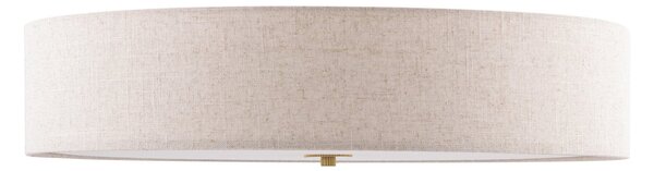 Plafoniera Globen Lighting, Noah, dimmerabile, Beige, Soggiorno, Tessuto / Tessile, Scandinavo