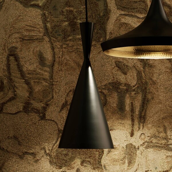 Tom Dixon Beat Tall lampada LED sospensione, nero