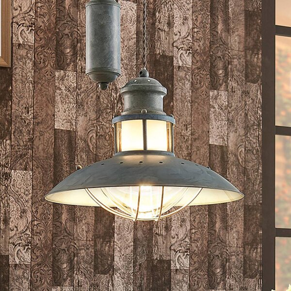 Lampada a sospensione Louisanne Lindby, dimmerabile, Alluminio / Grigio / Zincato, Cucina, Metallo, Industriale, Lampada a sospensione