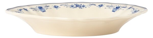 Piatto fondo blu/beige in gres ø 24,5 cm Vila – Costa Nova