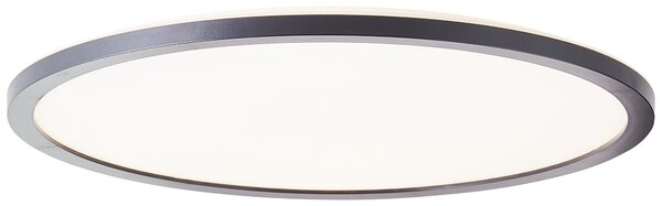 BRILLANTE pannello LED bianco/nero SORELL |Lampada da soffitto dimmerabile con funzione di memoria e timer | colore della luce regolabile tramite telecomando | 24W 2900 lumen 3000 - 6500 Kelvin | plastica | Ø42cm