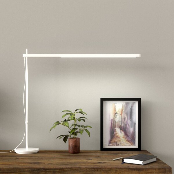 Artemide Lampada da scrivania Talak Professional, dimmerabile, Bianco / Opale, Studio / Ufficio, Metallo, Design, Lampada da tavolo LED
