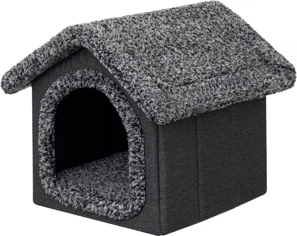 Cuccia per cani Cuccia per gatti Grotta per cani Casa per gatti Grotta Cuscino per cani Cuscino per gatti Cuccia per animali domestici Indoor, Dimensione 5: 60x70x63 cm, Nero