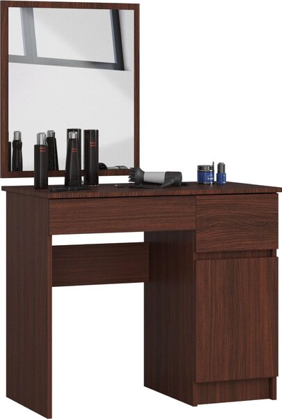 Akord Toeletta Con Specchio Lato Destro Wenge 90X50X142