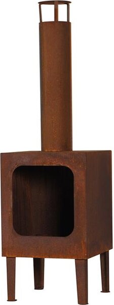 Caminetto da giardino Markone 200-3 (griglia): 35 x 35 x 115 cm