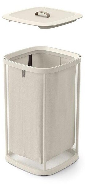 Cesta per il bucato beige in tessuto 60 l Tota One – Joseph Joseph