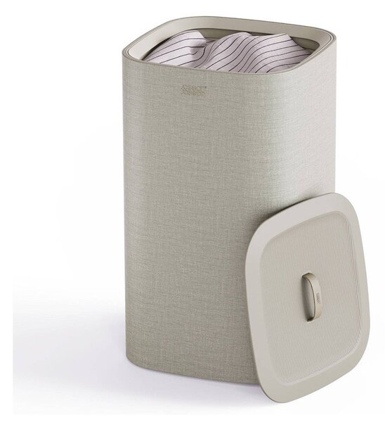 Cesta per il bucato beige in tessuto 60 l Tota One – Joseph Joseph
