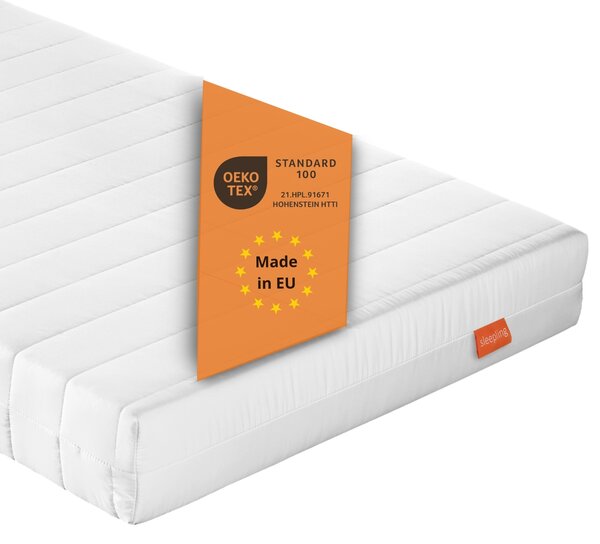 Materasso ergonomico in schiuma fredda, 140 x 200 cm, H2, 13 cm, materasso reversibile, sleepling PureComfort