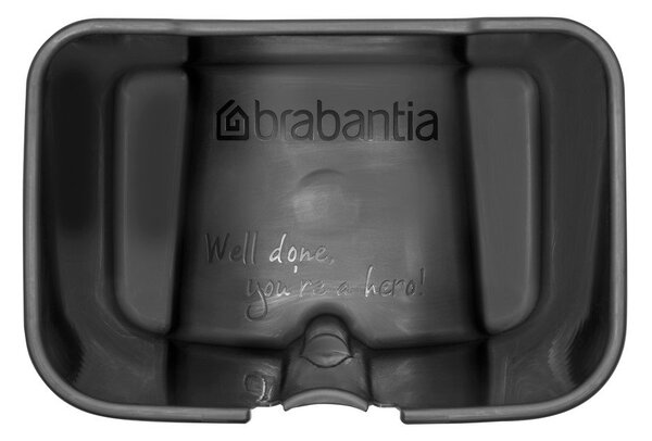 Cestino per la spazzatura color argento opaco in acciaio con pedale 4 l Bo – Brabantia