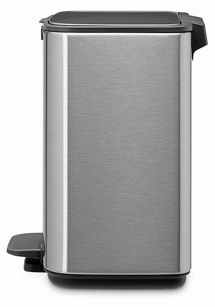 Cestino per la spazzatura color argento opaco in acciaio con pedale 4 l Bo – Brabantia