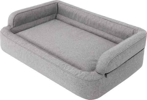 Letto per cani, arredamento per animali, letto per gatti, sfoderabile, cesto per cani, cuscino per cani, lettino per cani, posti letto, divano per cani, grigio, L: 78x47 cm