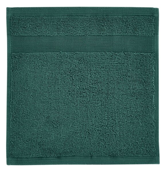 Set di asciugamani tipo terry verde scuro in cotone 2 pz 30x30 cm Anti-Bacterial – Catherine Lansfield