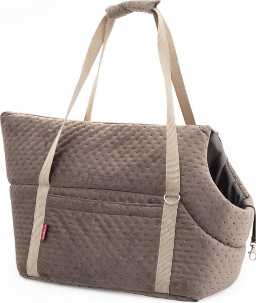 Borsa per cani Borsa da trasporto per cani Gatti Borsa da trasporto Nuovo velluto marrone M
