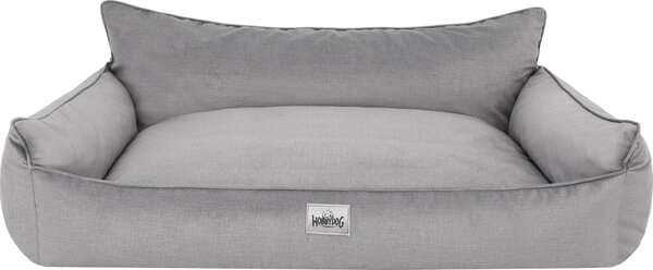 Letto ortopedico per cani JOKER letto per cani divano letto cestino materasso letto per animali XXXL 132x106 cm velluto grigio chiaro