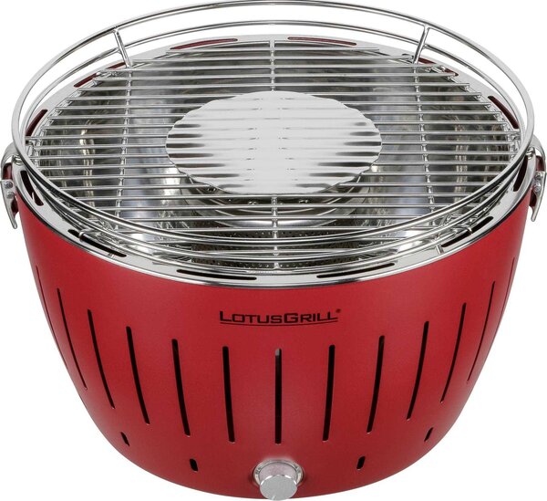 LotusGrill G340 G-RO-34P - Griglia per barbecue - Carbone - Rosso Fuoco