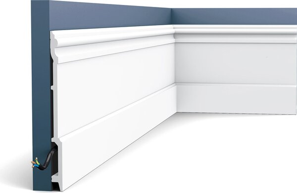 Battiscopa a pavimento Orac Decor LUXXUS SX191 stile classico 2 m