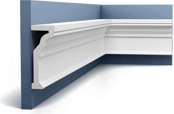 Orac Decor P4000 Modanatura per pareti Modanatura per fregi Modanatura decorativa Modanatura per stucchi 2 m
