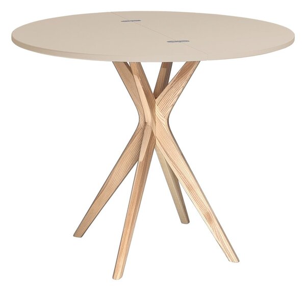 Tavolo da pranzo rotondo allungabile 45x90 cm Jubi – Ragaba