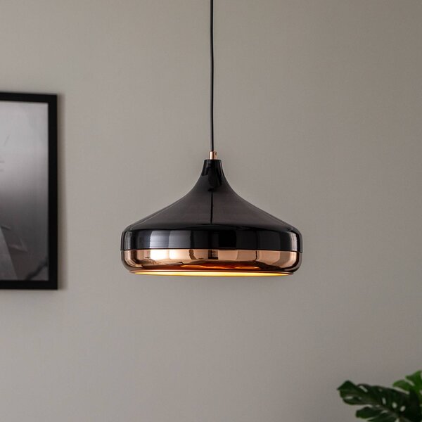 Lampada a sospensione Yildo 253-S Opviq, dimmerabile, Nero, Soggiorno / Sala da pranzo, Metallo, Moderno, Lampada a sospensione