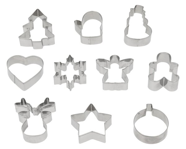 Set di stampi per biscotti a tema natalizio 10 pz – Blomsterbergs