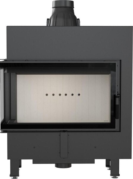 Inserto camino in acciaio KRATKI LUCY SLIM sinistro 10 kW Ø 160
