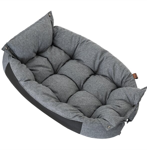 Letto per cani 2in1 "Twice" -120x80cm- Divano e materasso multifunzionale, pieghevole, impermeabile, antiscivolo, per cani e gatti | PillowPrim