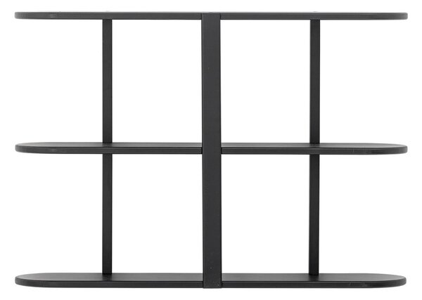 Mensola nera con ripiani multipli 80 cm Vicente – Bloomingville