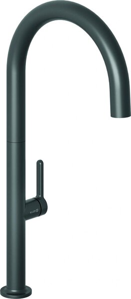Kludi AUREA, miscelatore monocomando per lavello, comando laterale, nero opaco profondo, 1 pz