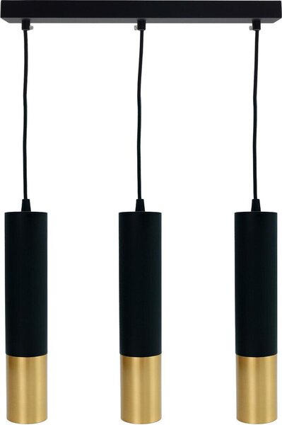 Lampada a sospensione nero-oro 3xGU10 Circus ID-6029-03 Idealed