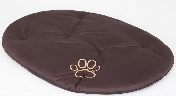 Cuscino per cani Cesto per cani Cuscino per cani Cuccia per cani Letti imbottiti per cani grandi R8 - 83 x 60 cm Marrone scuro