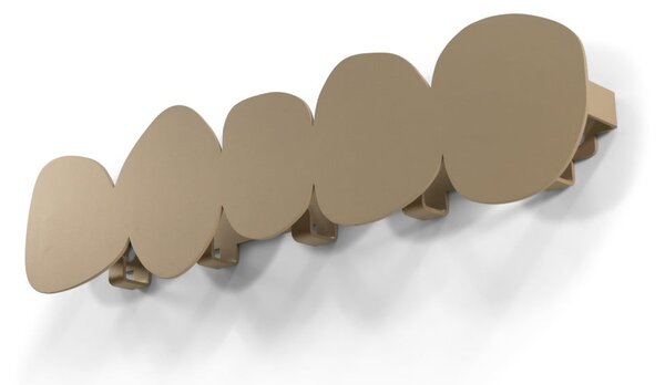 Attaccapanni da parete beige in metallo 58 cm Tumulo – Spinder Design