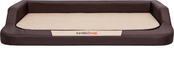 Cuscino per cani Cesto per cani Divano per cani Ortopedico per cani da compagnia Lavabile - Medico Standard - 120 x 80 x 19 cm [taglia: XXL] - Marrone con beige