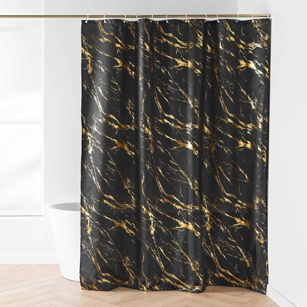 Tenda per doccia 180x200 cm Aquamarbre – douceur d'intérieur