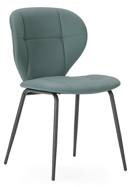 Set di sedie da pranzo verde scuro 2 pz Maura - Marckeric