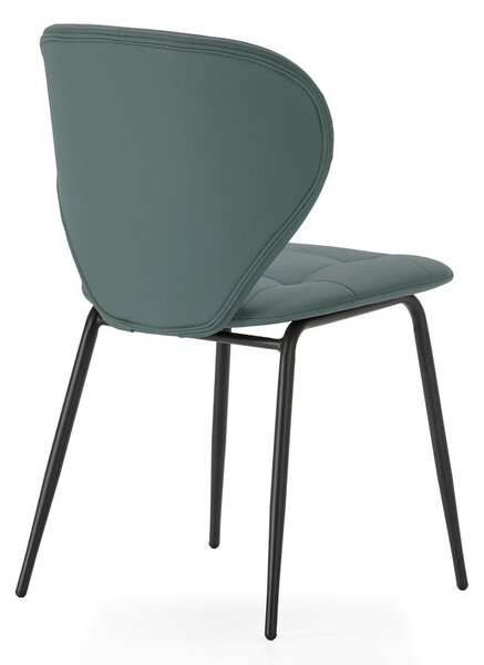Set di sedie da pranzo verde scuro 2 pz Maura - Marckeric