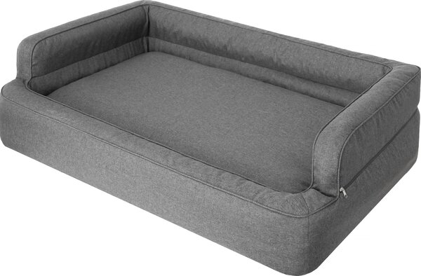 Letto per cani, arredamento per animali, letto per gatti, sfoderabile, cesto per cani, cuscino per cani, lettino per cani, posti letto, divano per cani, grafite, L: 78x47 cm