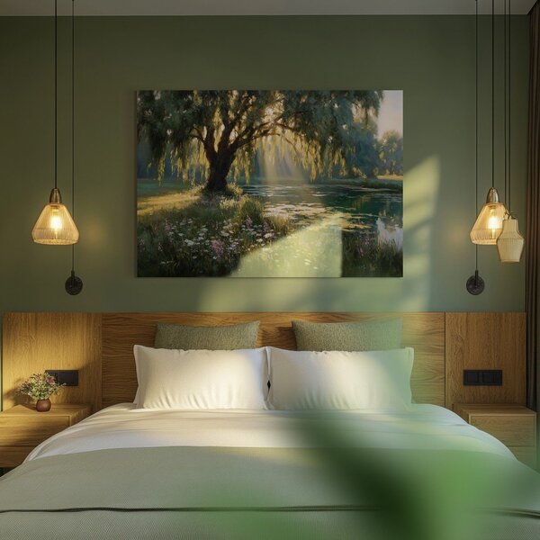 Dipinto 113x85 cm Sunlit Willow – Styler