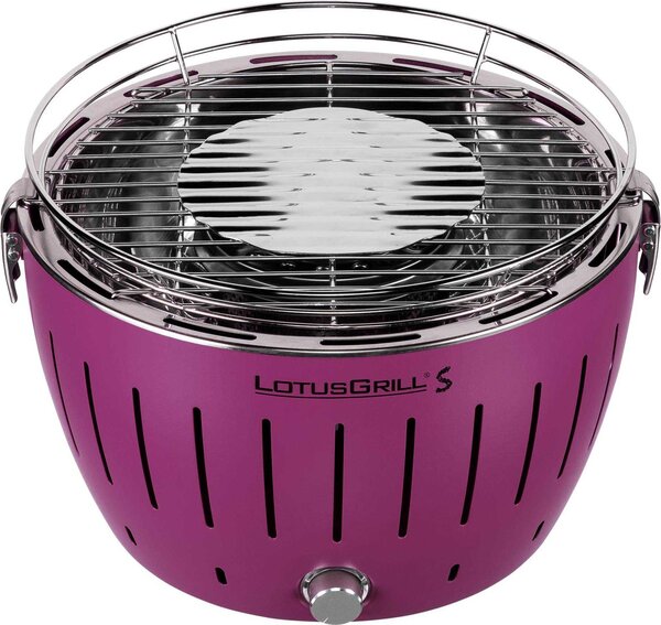 LotusGrill G280 G-LI-280 - Grill per barbecue - Carbonella - Viola prugna