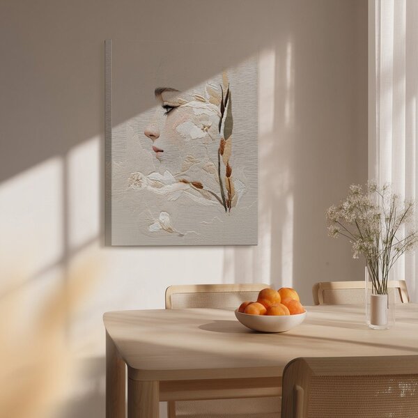 Dipinto 60x80 cm Stitched Bloom – Styler