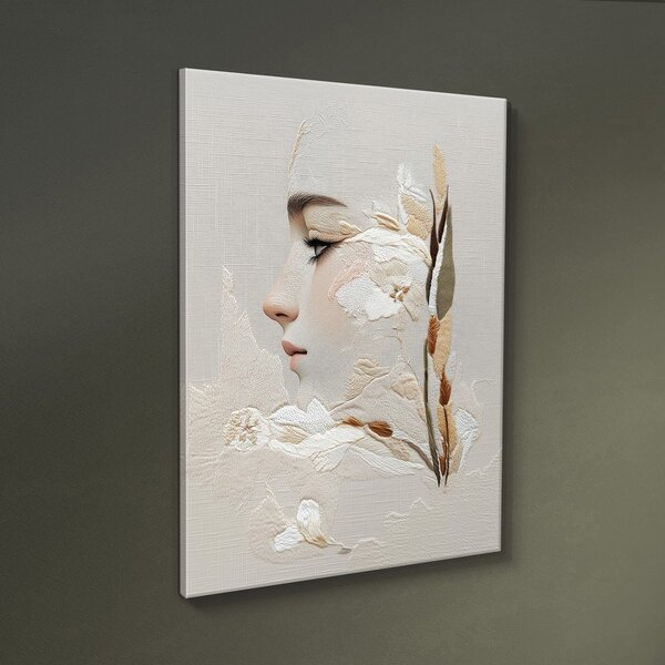 Dipinto 60x80 cm Stitched Bloom – Styler