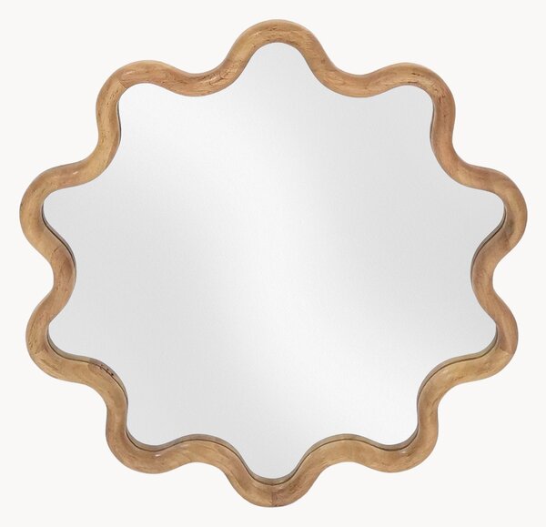 Specchio da parete in legno di albero della gomma Celia