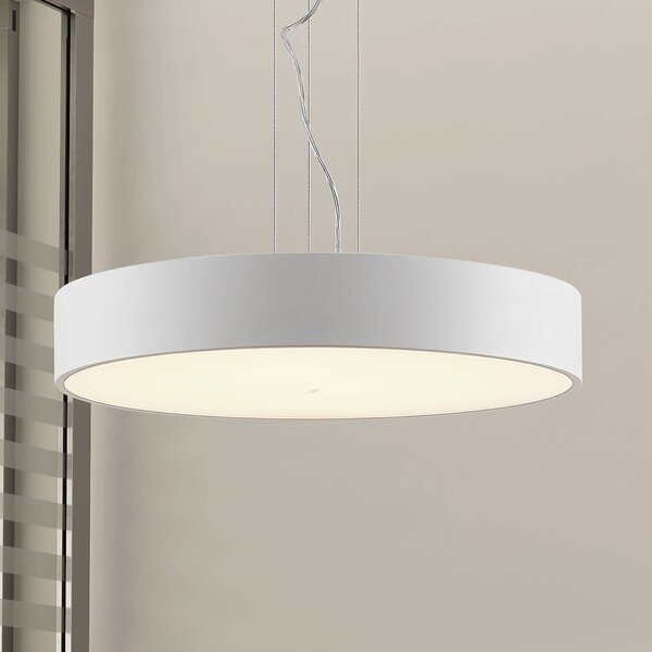 Arcchio Lampada LED a sospensione Noabelle, Ø 60 cm, bianca, metallo Noabelle Arcchio, dimmerabile, Bianco / Opale, Cucina, Metallo, Moderno