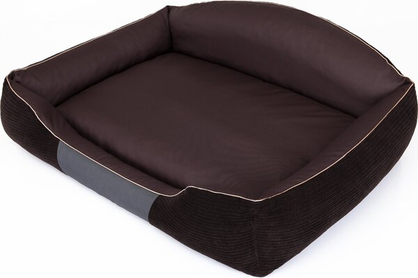 Cuccia per cani "Royal" -65x50cm- Robusta con schienale alto, morbidamente imbottita | Pillowprim