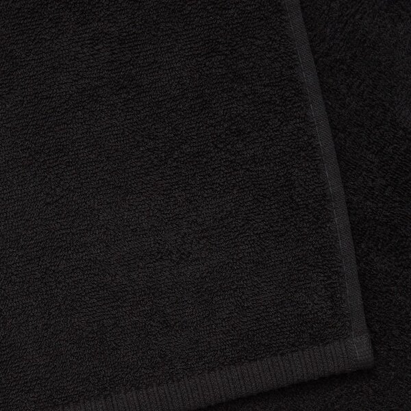 Set di asciugamani con asciugatura rapida e tipo terry neri in cotone 2 pz 90x140 cm Quick Dry – Catherine Lansfield