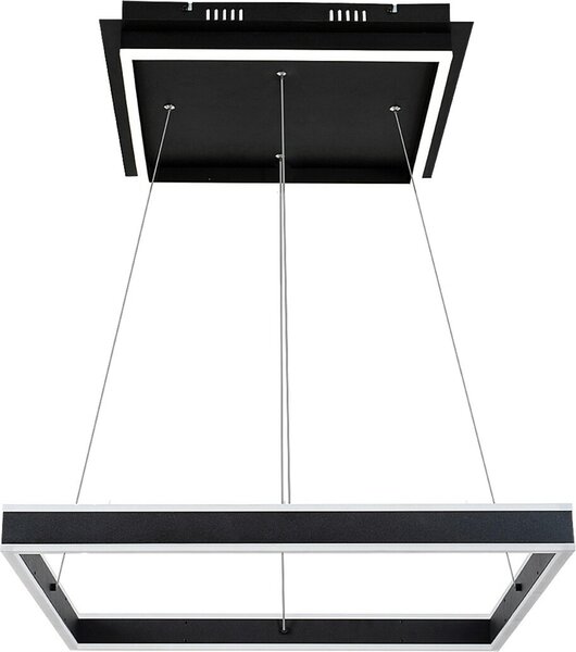 Lampada a sospensione LED 60W colore nero opaco 3085 Quadro Rabalux