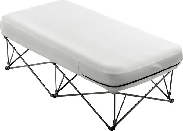 VEVOR Materasso ad aria gemellare con struttura, materasso gonfiabile per 1 persona con pompa e borsa avvolgibile, max. 136 kg, letto ad aria a gonfiaggio rapido per casa, ospiti e campeggio, 1880x990x610mm