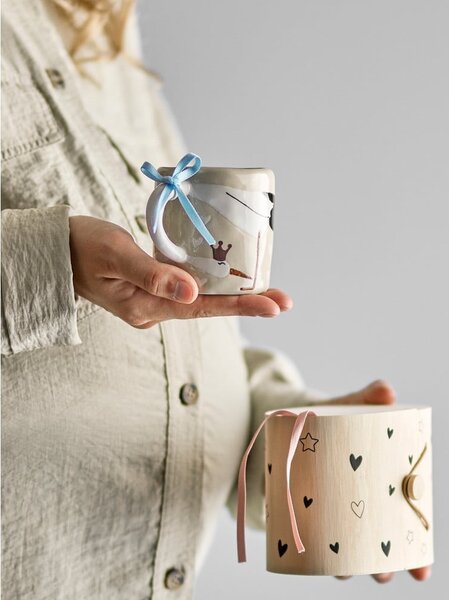 Tazza per bambini beige in ceramica 225 ml Bambino – Bloomingville Mini