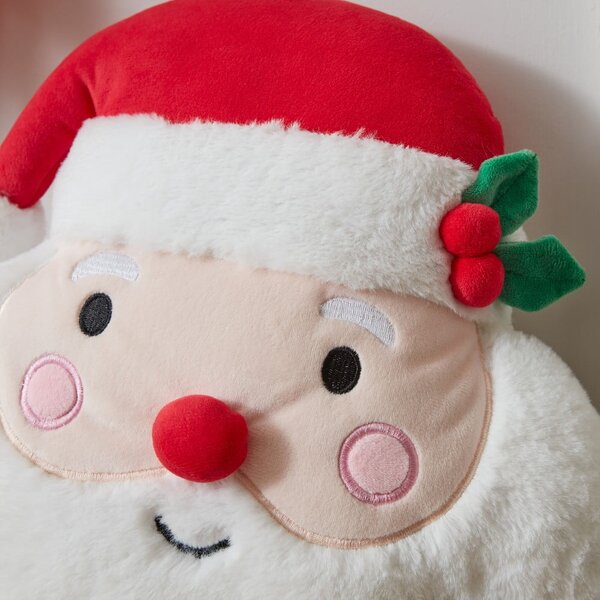 Cuscino decorativo in plush a tema natalizio 38x32 cm Christmas Santa – Catherine Lansfield